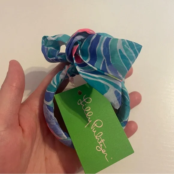 Lilly Pulitzer Fabric Wrapped Bangle - Picture 4 of 4